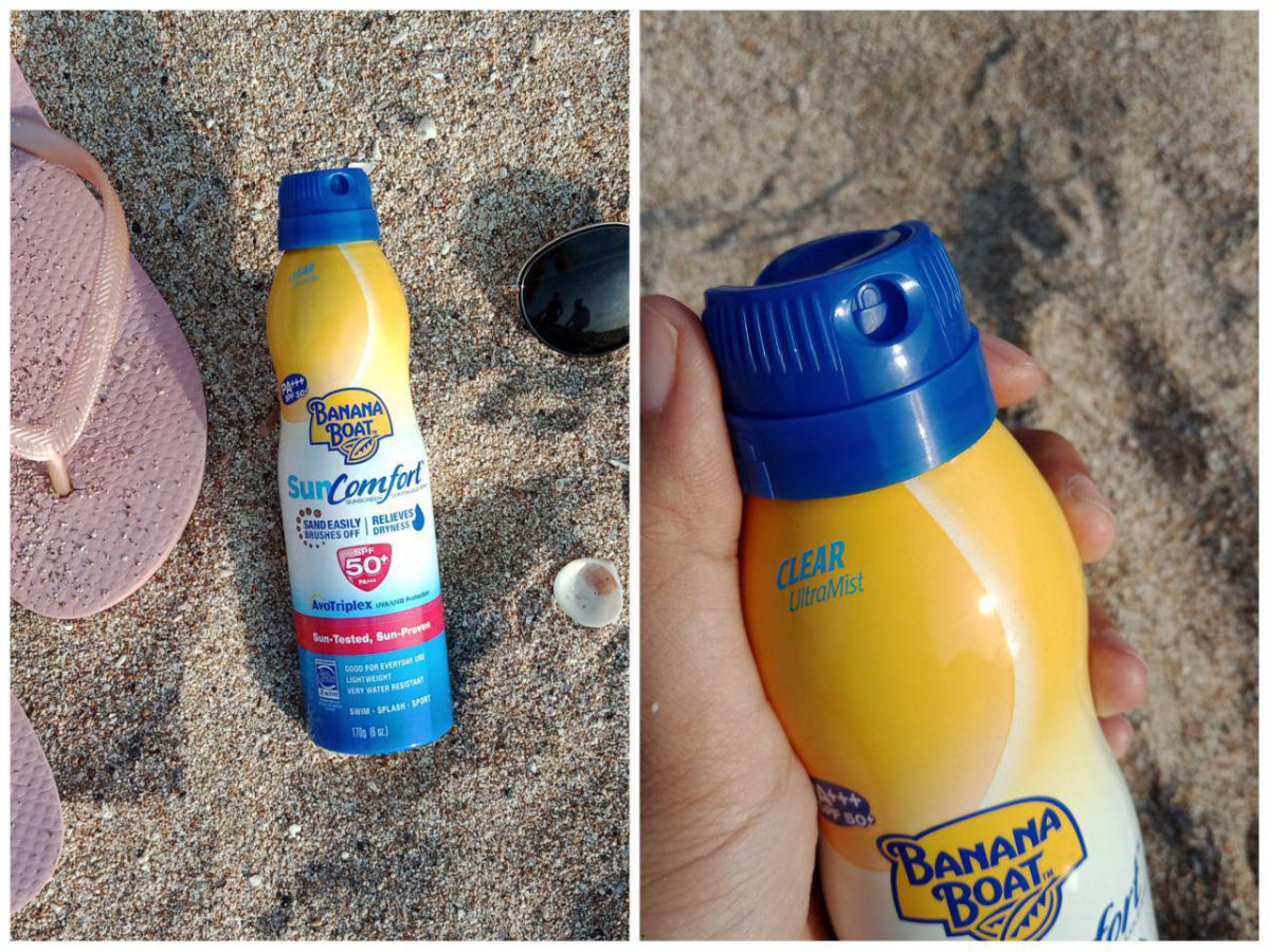[Review] Sunscreen Spray dari Banana Boat