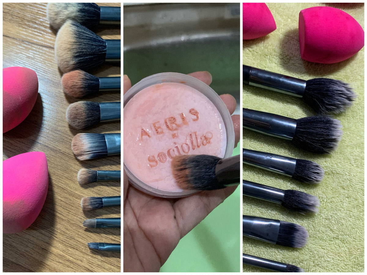 Cuci Brush dan Spons Makeup dengan Aeris Blendie Bar