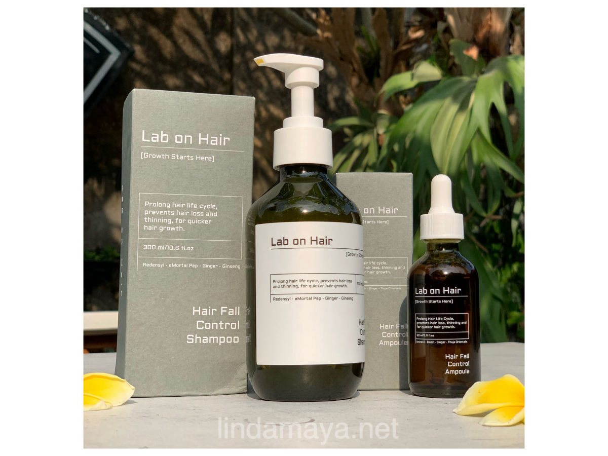 [Review] Produk Perawatan Rambut Rontok dari Lab on Hair